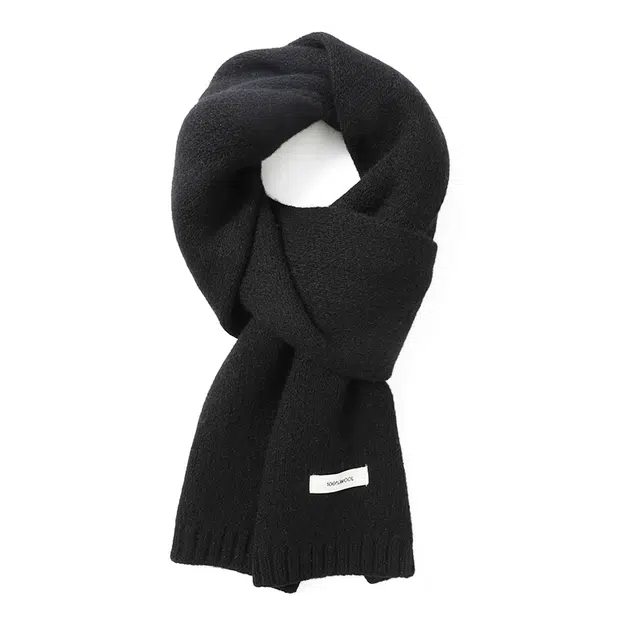 俞兆林 韩系氛围感百搭保暖针织羊绒围脖护颈防寒高级感软糯舒适 羊毛 绒线围巾 男女同款情侣款