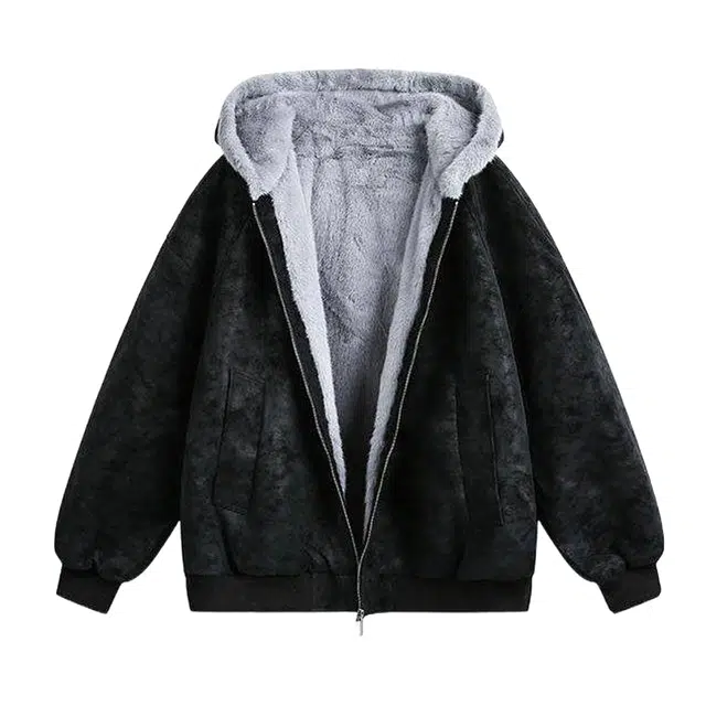 加荣 美式连帽时尚高级感慵懒感棉服 男女同款