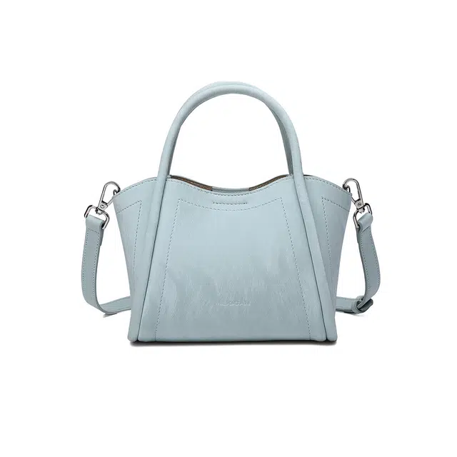 稻草人 高级感百搭经典旅游通勤简约时尚菜篮子包包 聚氨酯革 手提包 女款