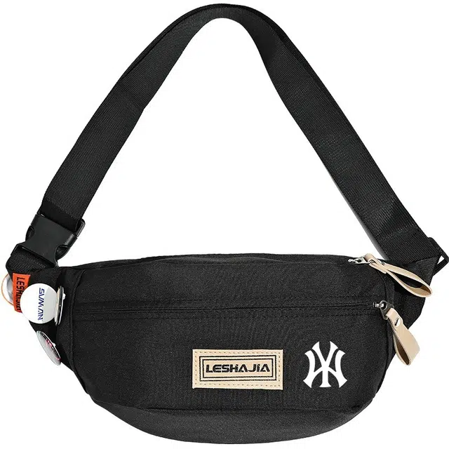 米囹 精致风简约初中高中可爱 流行款 美式男女同款 轻盈 腰包 常规