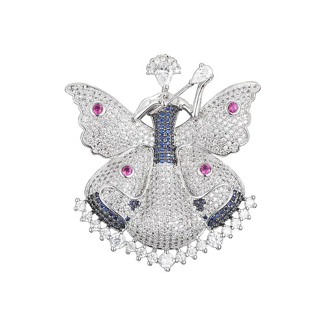 兰盈 芭蕾 合金 胸针 男款