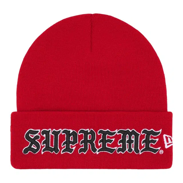 SupremexNew Era FW25 Week 7 Old English Beanie