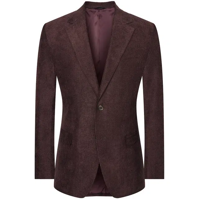 SAINT ANGELO Sporty Knit Check Blazer