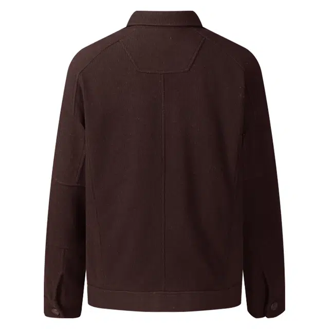 LESS IS MORE Stripe Texture Warm Coat