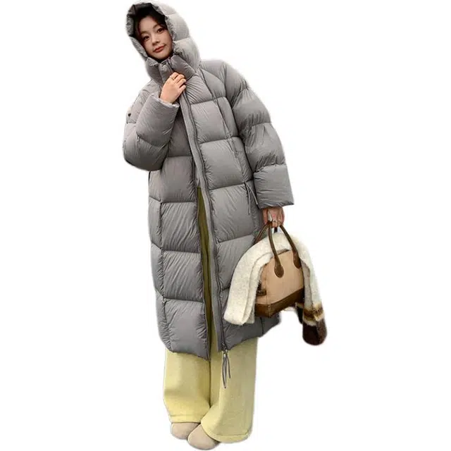 丝絮丝绸 冬季时尚简约宽松舒适加厚保暖外套棉服 男女同款