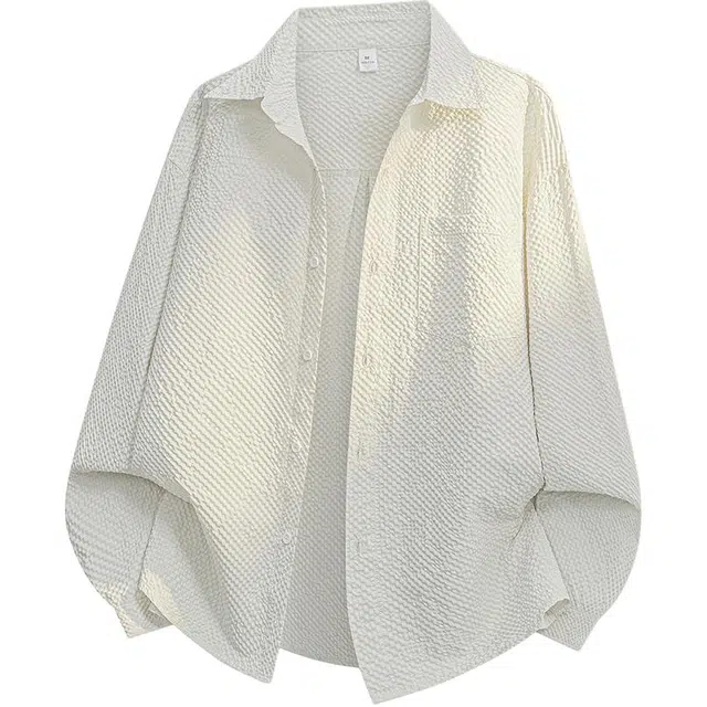 爱爸爸 宽松长袖舒适百搭时尚休闲衬衫 男女同款