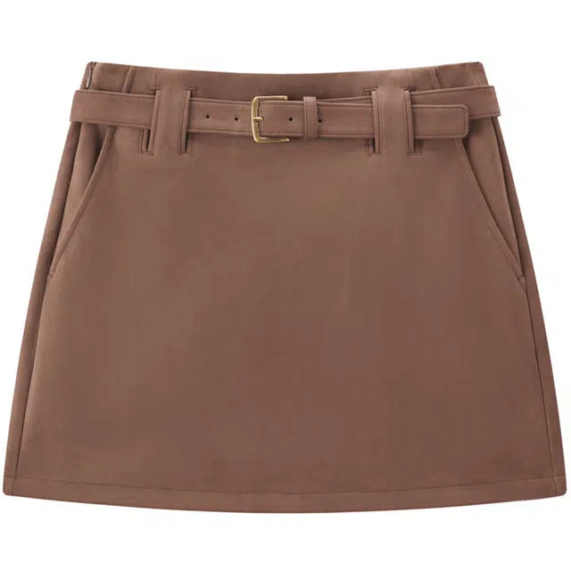 Peacebird Suede Skirt