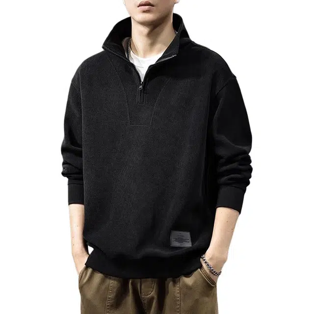 炳盛 雪尼尔上衣潮牌痞帅休闲外套卫衣 男女同款