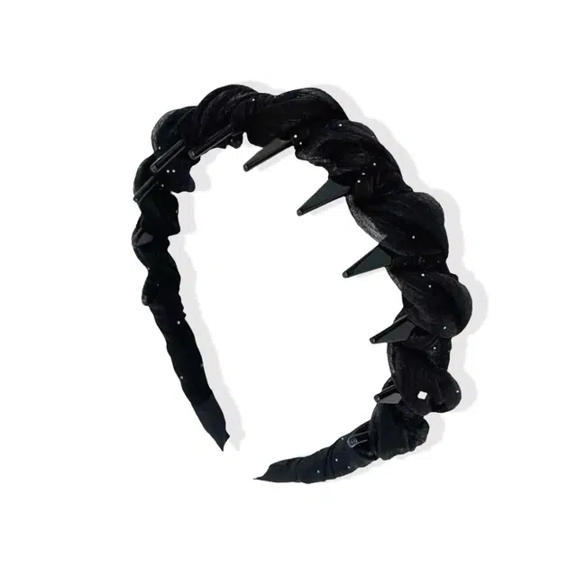 【小香风珠光亮钻网纱】 无限兔 高级感外出百搭压发防滑带齿舒适方便刘海高颅顶气质 亚克力 发箍 女款