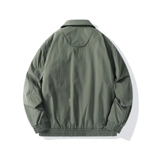 潮人榜 美式复古工装夹克男冬季宽松大码翻领棉衣外套潮牌痞帅上衣棉服 男款