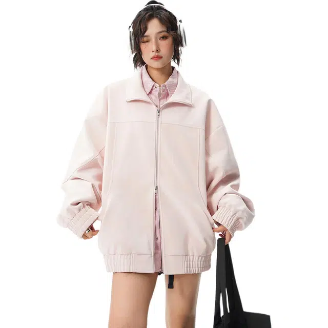 爱爸爸 立领外套男士秋季潮流上衣夹克 男女同款