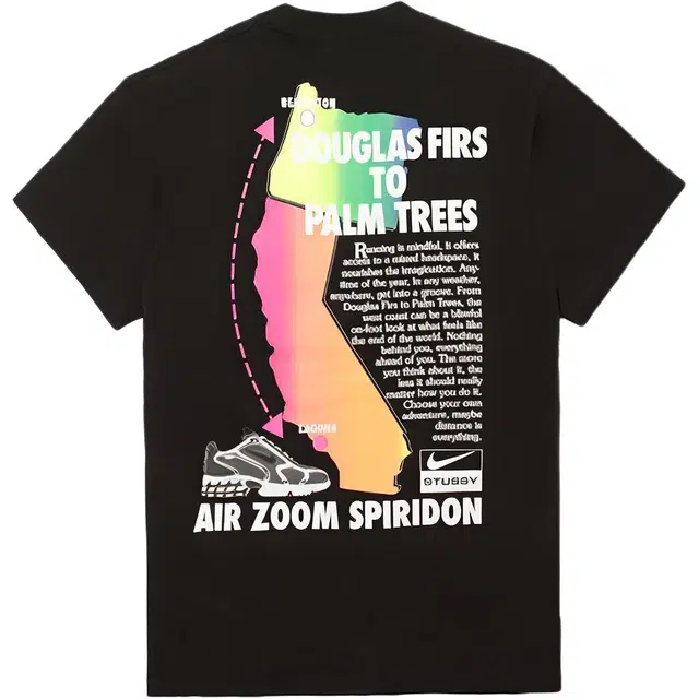 Nike x Stussy Logo Print T-Shirt