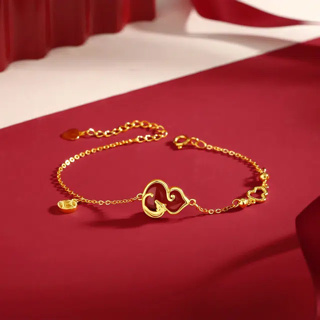 福润莱 马上有福新中式精致轻奢小众简约大方设计高级感 清新淡雅 饱满光滑 #好运 玛瑙 项链 男女同款情侣款