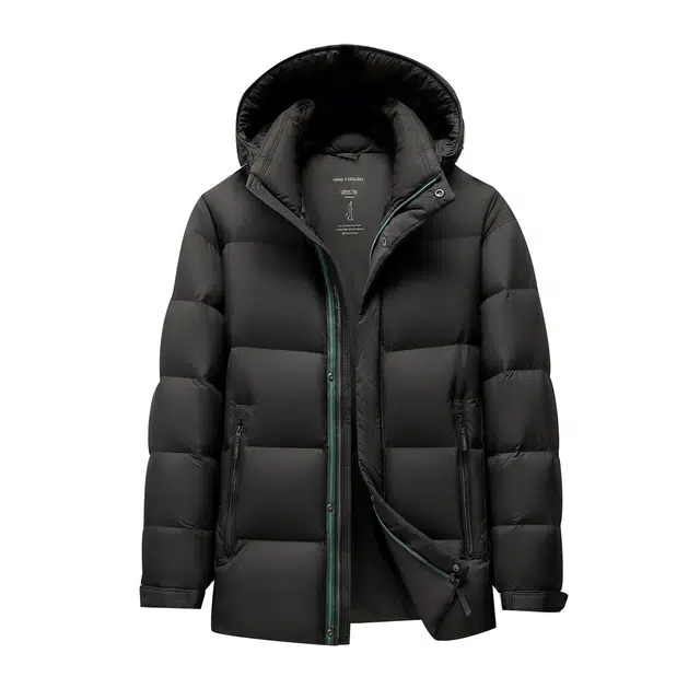 百胜狐 大码胖子宽松保暖云朵泡芙外套羽绒服 男款