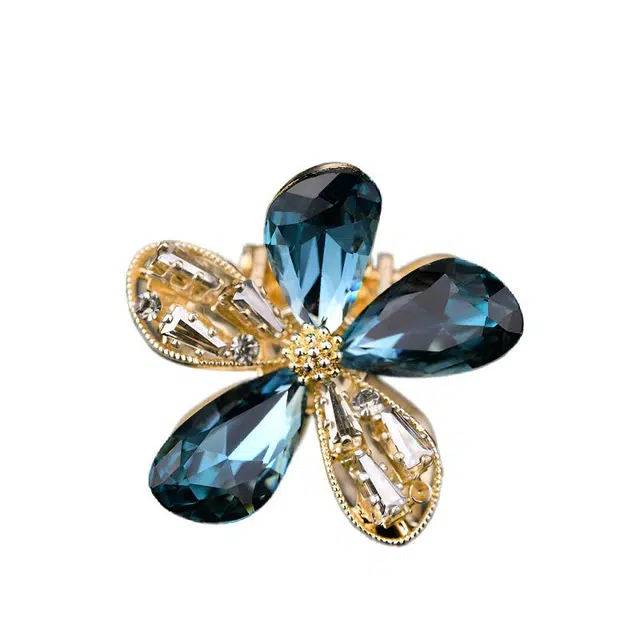 左欧 后脑勺半扎头高端 发夹 女款