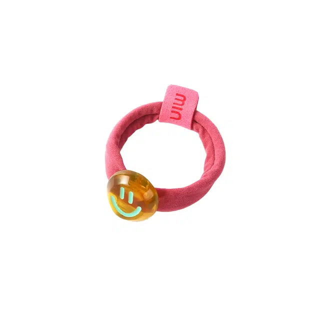 如花梦 可爱万岁 韩系笑脸毛巾圈高弹力耐用甜酷高马尾不塌头 混合 发圈/头绳 女款