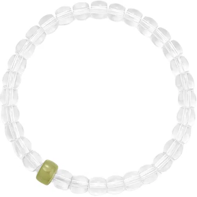 【文艺纯净】 老庙 通透 温润转运珠  简约雅致双向奔赴 质感细腻 光泽莹润 小众 灵动精巧天然 白水晶 手串 女款