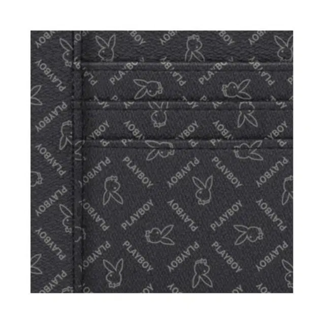 Playboy PVC Card Holder Black