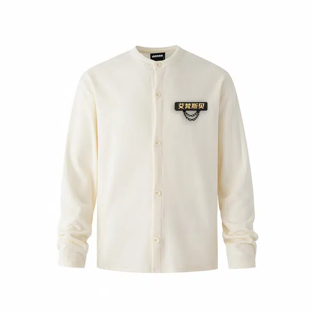 艾梵斯贝 简约高端轻奢复古老钱风小众设计款无性别韩系高级感穿搭日常通勤百搭休闲时尚法式慵懒感圆领开衫情侣款针织衫 男女同款