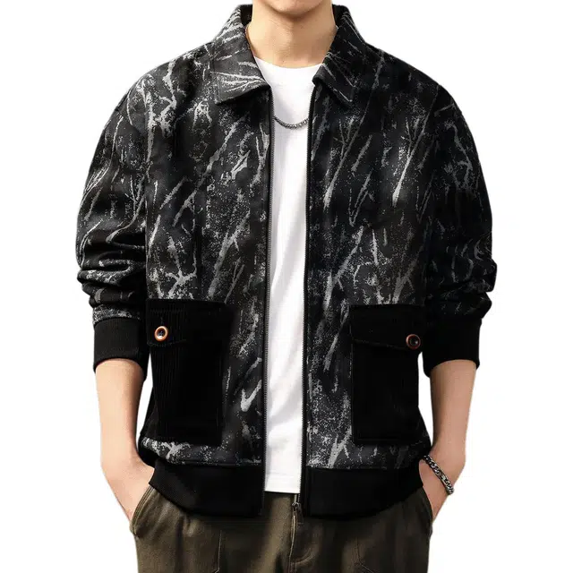 贵色 美式潮牌舒适百搭夹克外套 男女同款