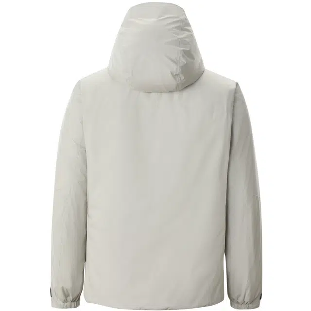 比音勒芬 静默复古老钱风穿搭舒适百搭时尚大气气质都市质感基础简约慵懒通勤休闲连帽羽绒服 男款