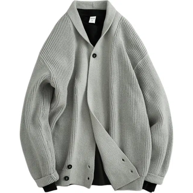 宫奴 日系休闲潮牌复古时尚简约百搭宽松慵懒风针织衫 男女同款