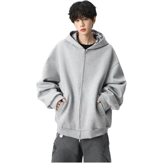 爱爸爸 拉链秋季开衫长袖连帽卫衣 男女同款