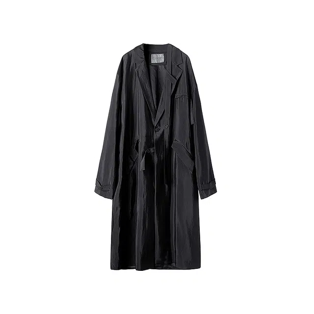 幻象者 原创设计高级感廓形长款风衣 外套 男女同款