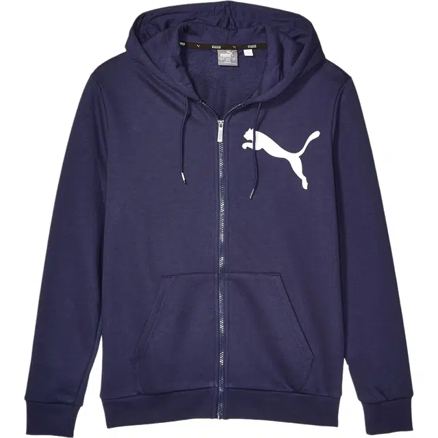 PUMA Full Herren Big Logo Zip Hoody Fleece-Jacke