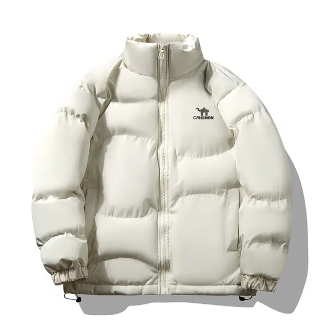 领航骆驼 时尚街头不规则立体户外抗寒山系百搭潮流痞帅加绒加厚防寒保暖港风宽松纯色机能服大码防风立领面包  棉服  男女同款