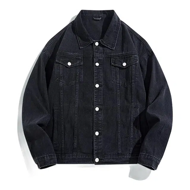 爱爸爸 潮流休闲百搭宽松牛仔外套 男女同款