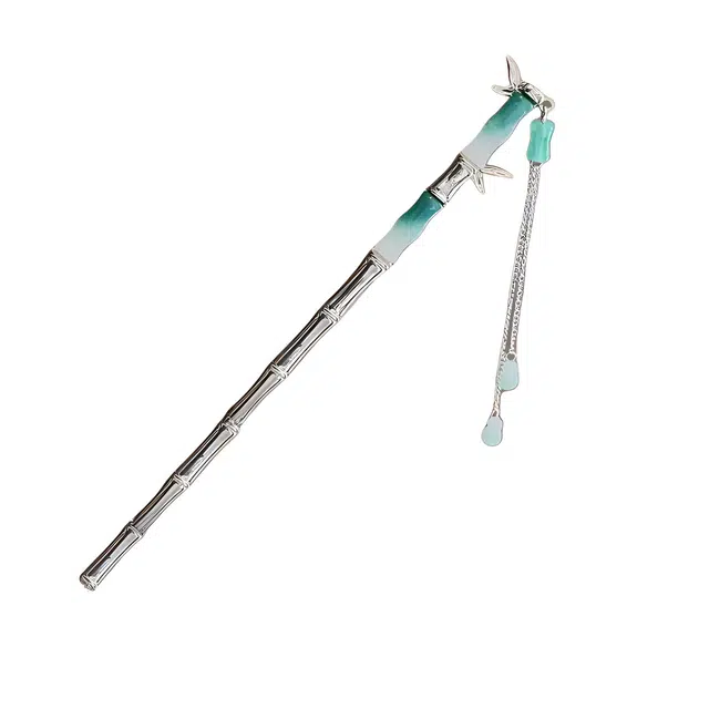 尚先生 新中式竹子发簪高级感日常盘发器簪子古风竹节发钗清冷汉服头饰 发饰 女款