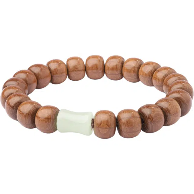 三檀小舍 新中式禅意心性转运珠文玩手饰 国潮国风#好运平安小众设计诸事顺利 六道木 木作手串 男女同款情侣款