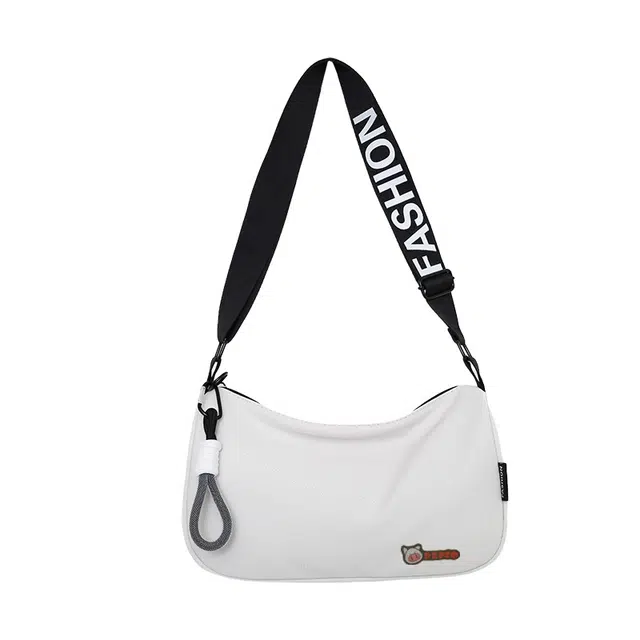 小猪班纳 休闲时尚百搭通勤 尼龙 单肩包 常规 男女同款情侣款 多色