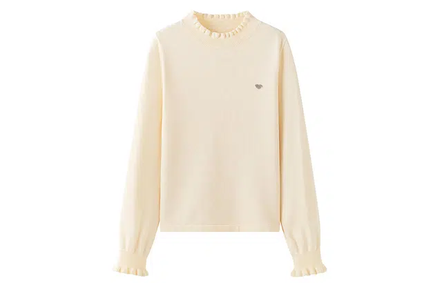 东鲸岁时记 休闲百搭甜美柔软舒适风修身显瘦上衣毛衣 女款