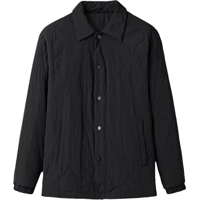 李生制造 重启假日系列三防轻薄保暖桑蚕丝翻领外套棉服 男女同款