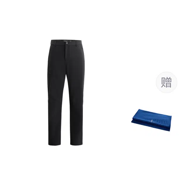 比音勒芬 静默复古老钱风穿搭舒适百搭时尚大气气质都市质感基础长裤户外运动弹力休闲裤 男款