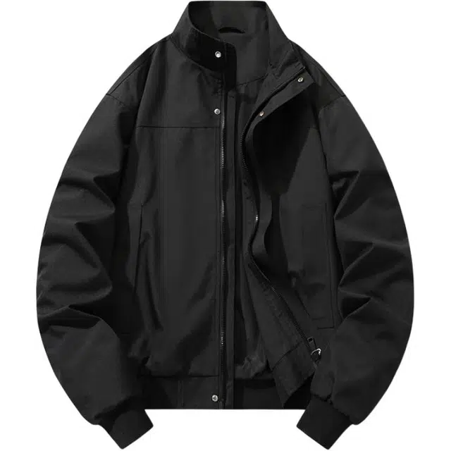 爱爸爸 潮牌简约休闲舒适飞行宽松夹克 男女同款