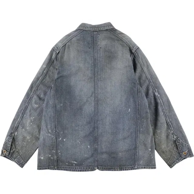 bowwow FW25 PAINT-STAINED ENGINEER'S COVERALL