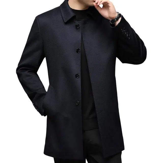 太子龍 商务行政休闲中长款外套风衣高端舒适百搭夹克 男款