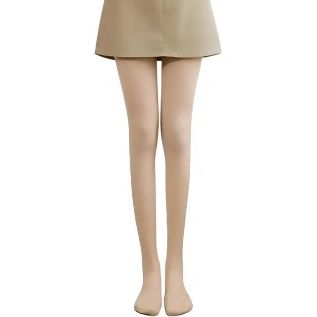 棉基因 天鹅绒提臀显瘦光腿神器加厚打底裤加绒袜子高品质防勾丝优雅丝滑无痕自然舒适柔软连裤袜 女款