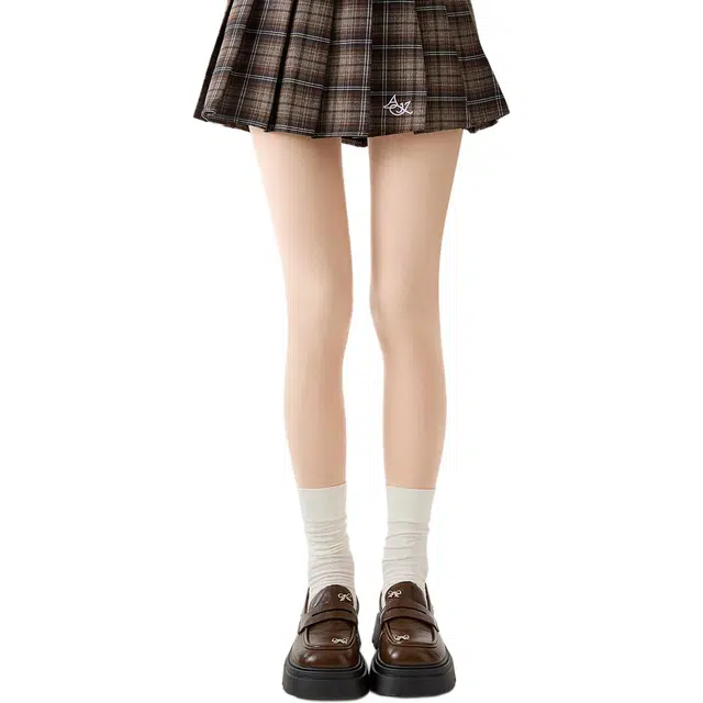 棉芝士 光腿神器打底裤女秋冬薄款美肤袜裸感超自然加绒连裤袜 女款