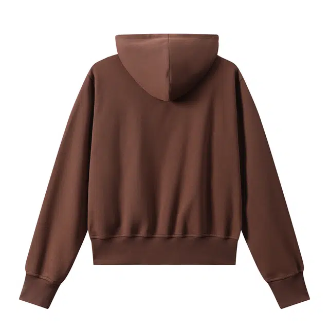 江南先生 复古卡通街头烫银烫金立体绣可爱小熊图案短款秋季外套女卫衣 男女同款