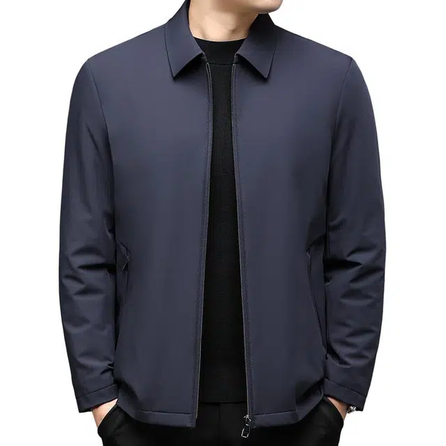 太子龍 商务行政大衣外套简约百搭翻领设计夹克 男款