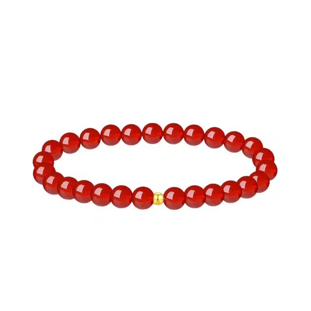 周百福 诸事皆顺 好运转运珠串 新中式国潮风设计必备 玛瑙 手串 男女同款情侣款