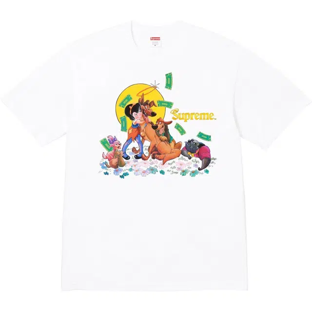 Supreme All Dogs Go To Heaven Tee