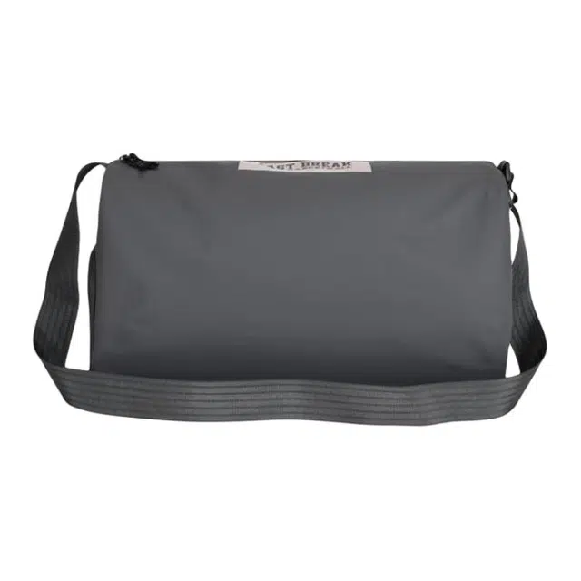 特步 篮球系列 时尚百搭 纺织织物 单肩斜挎包 男女同款情侣款 深灰