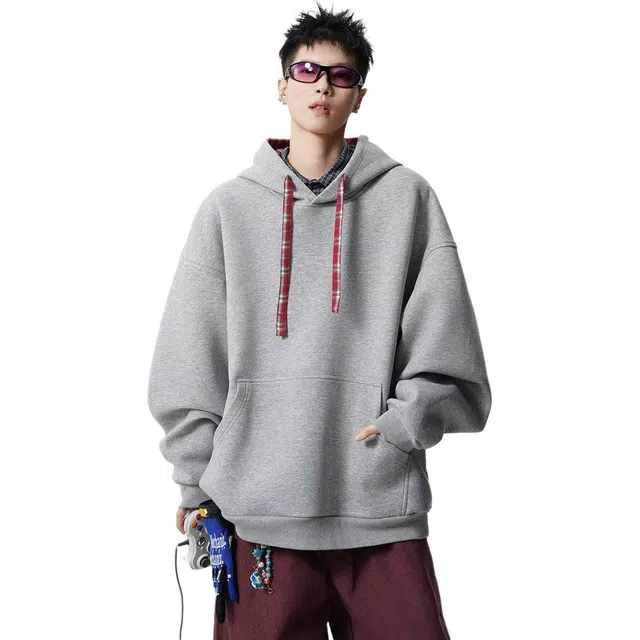 爱爸爸 休闲秋季长袖连帽舒适百搭卫衣 男女同款