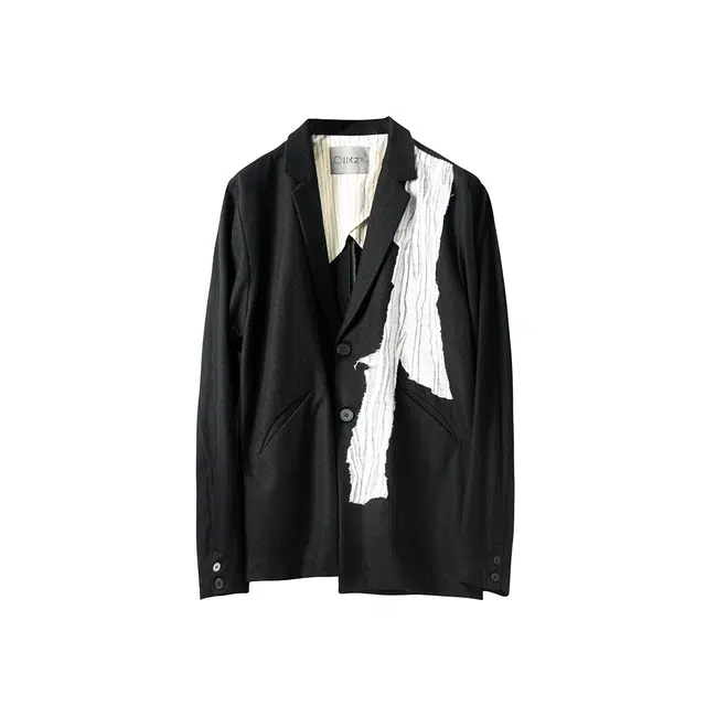 幻象者 秋冬 绣花拼接西装外套 男女同款