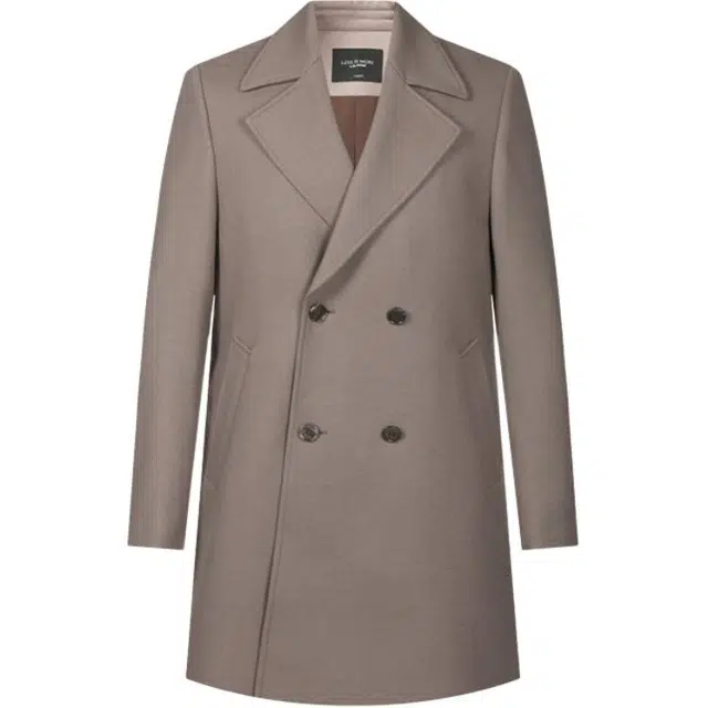 LESS IS MORE Double-Breasted Coat